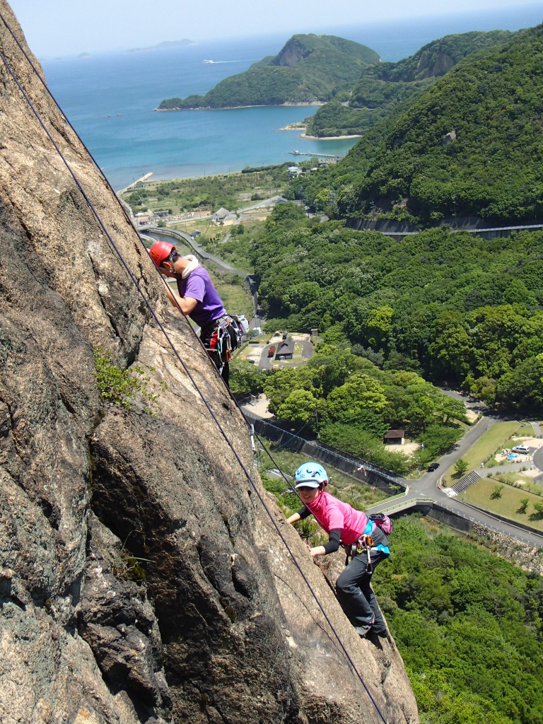 小豆島　吉田の岩場　ミサゴロック