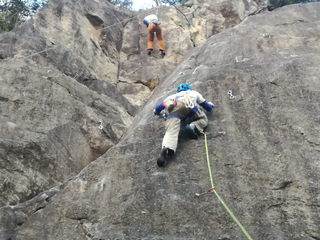 北山林スラブ 5.11c